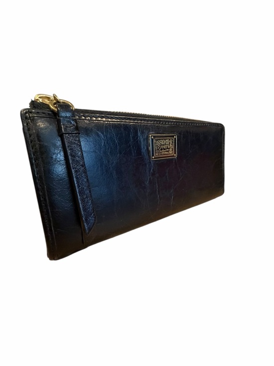 COACH POPPY Italian Calfskin Leather Slim L-zip Wallet w/Brass - style 46070 - Picture 3 of 15